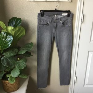 Rag & Bone Skinny Jeans Size 26 Grey